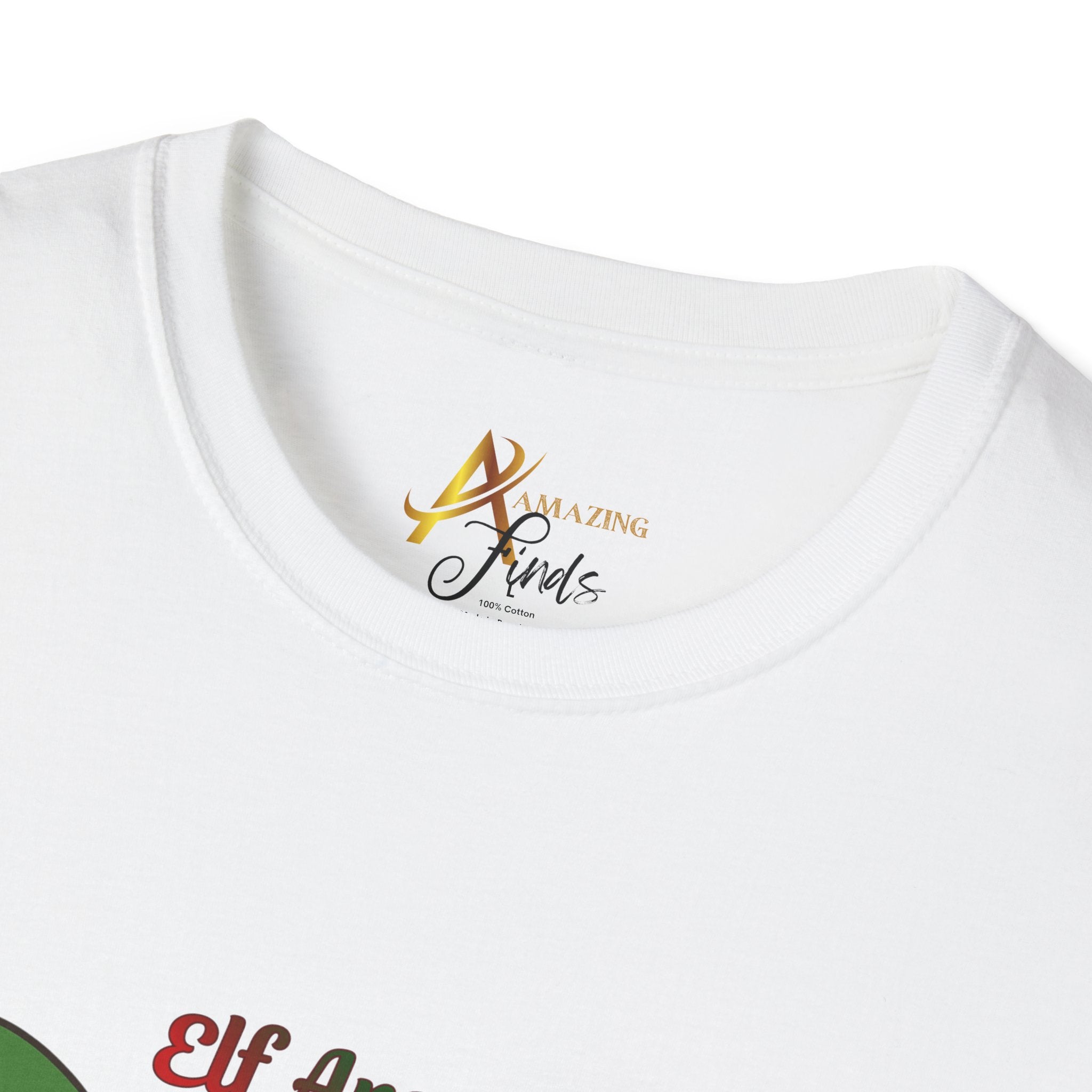 Adult Themed Elf Around T-Shirt — 'Elf Around and Find Out' Christmas Attire