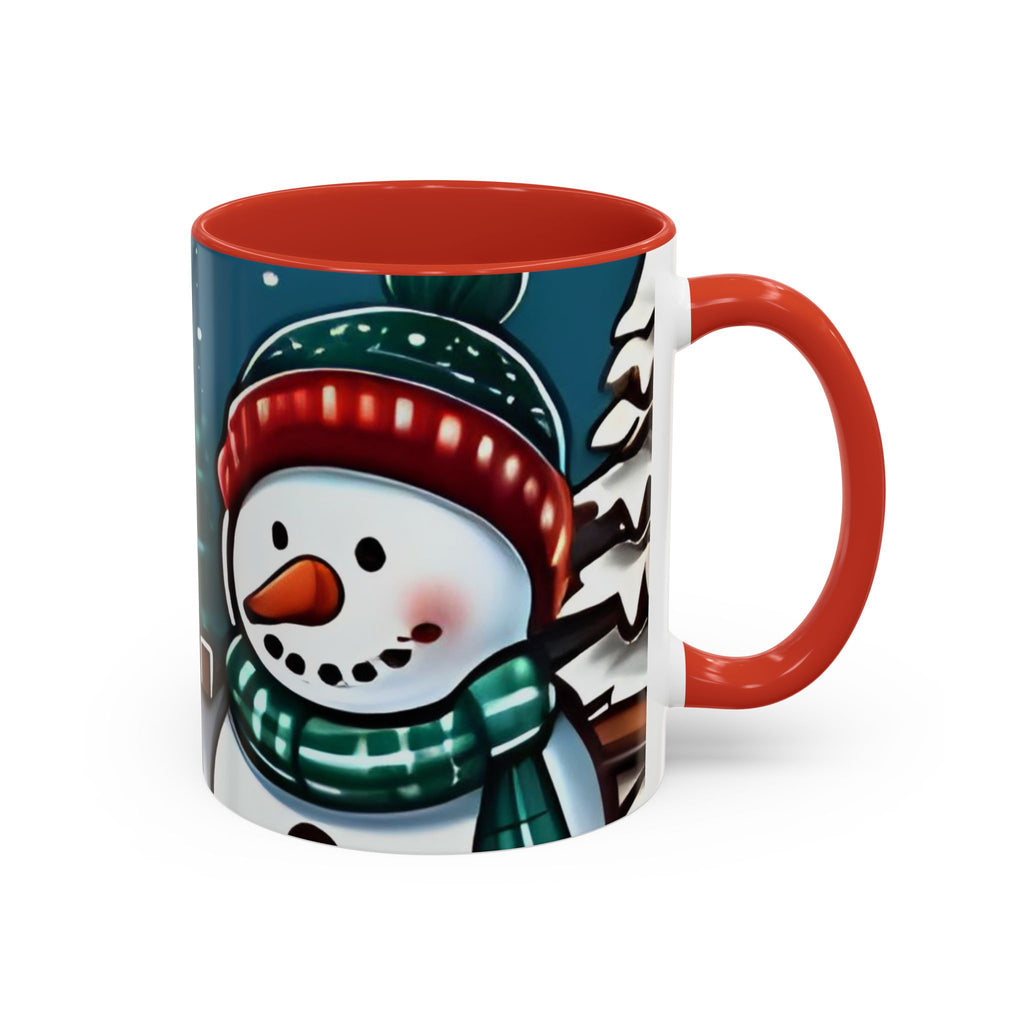 Cute Snowman Christmas Mug (11/15oz) - Winter Snowmen Christmas Mug
