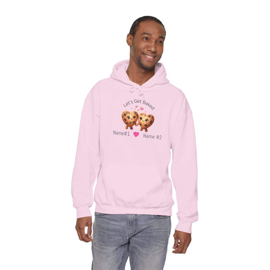 Let's Get Baked Cookie Hoodie — Personalized Couple Sweatshirt