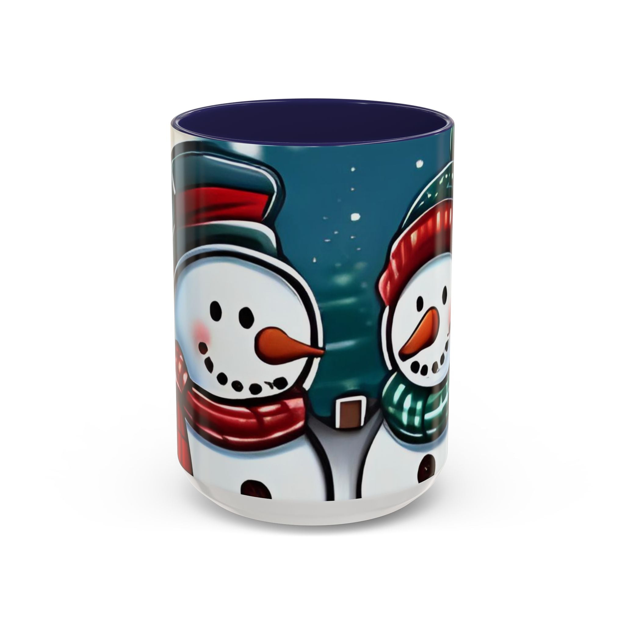 Cute Snowman Christmas Mug (11/15oz) - Winter Snowmen Christmas Mug