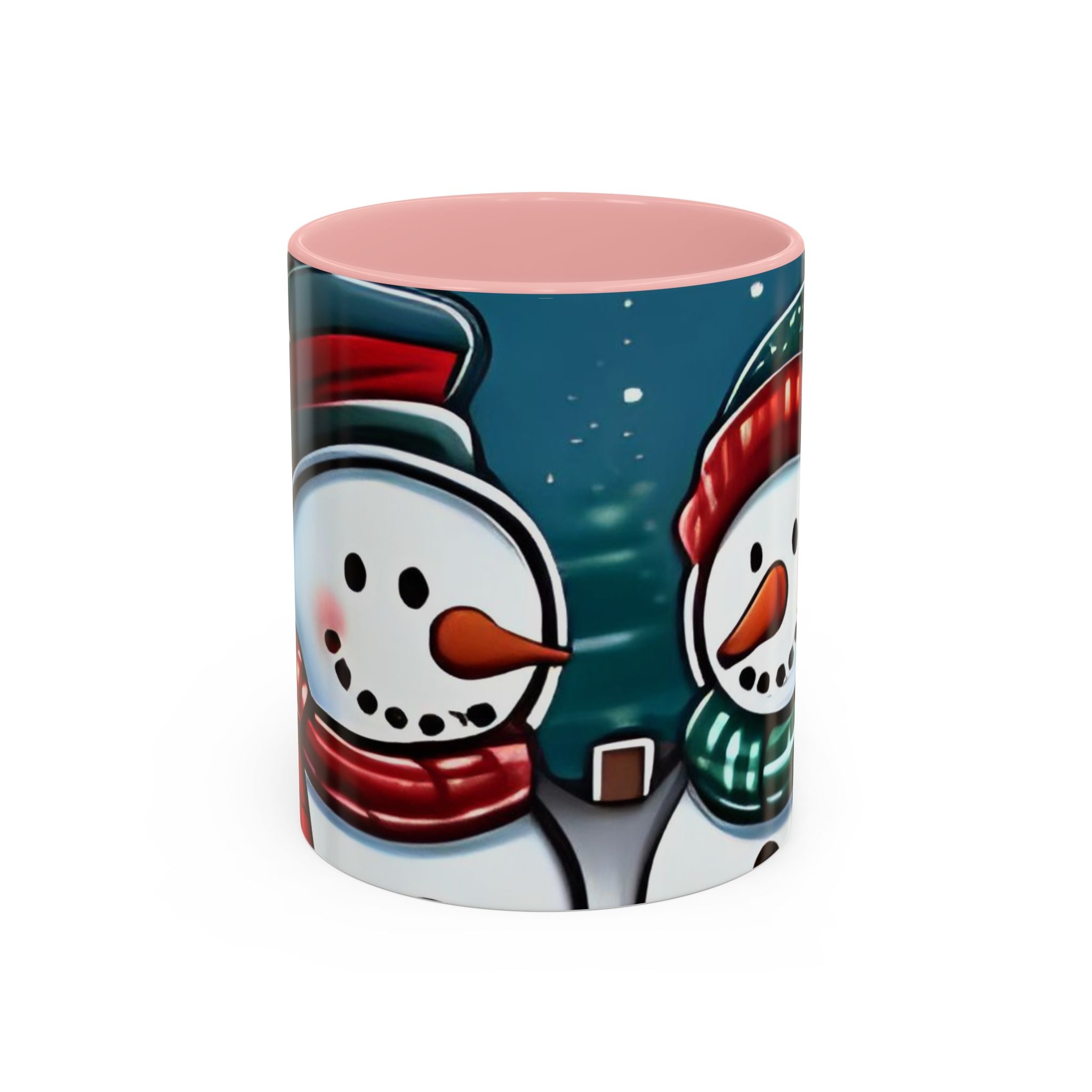 Cute Snowman Christmas Mug (11/15oz) - Winter Snowmen Christmas Mug