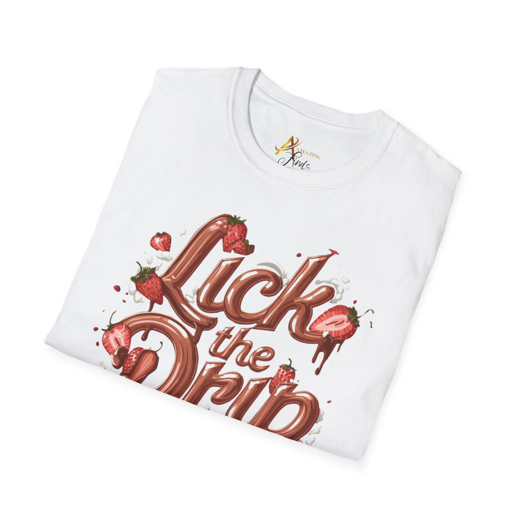 Strawberry Dripping Heart Splash T-Shirt | Valentine Shirt