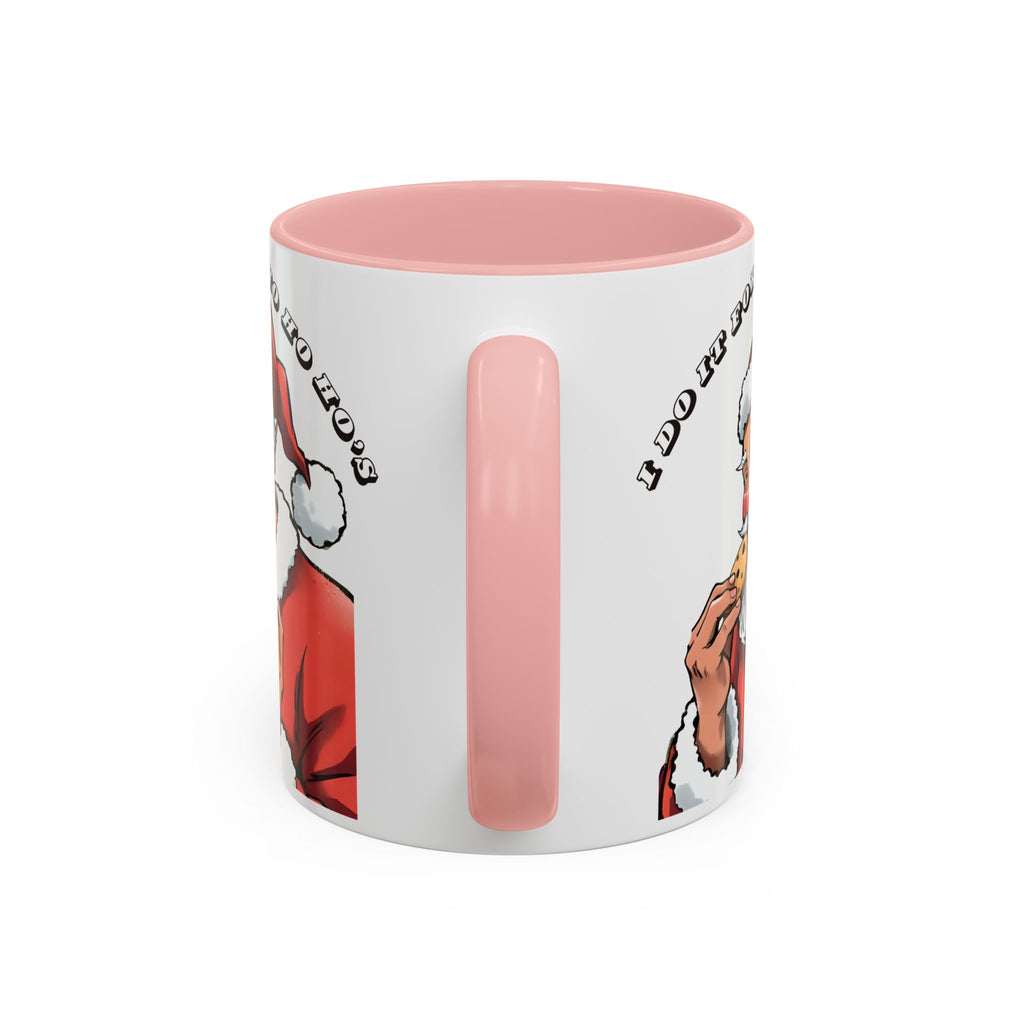 Coffee Mug - Santa Eating Cookie "I Do It For The Ho Ho Ho" Holiday Christmas Mug (11/15 oz)