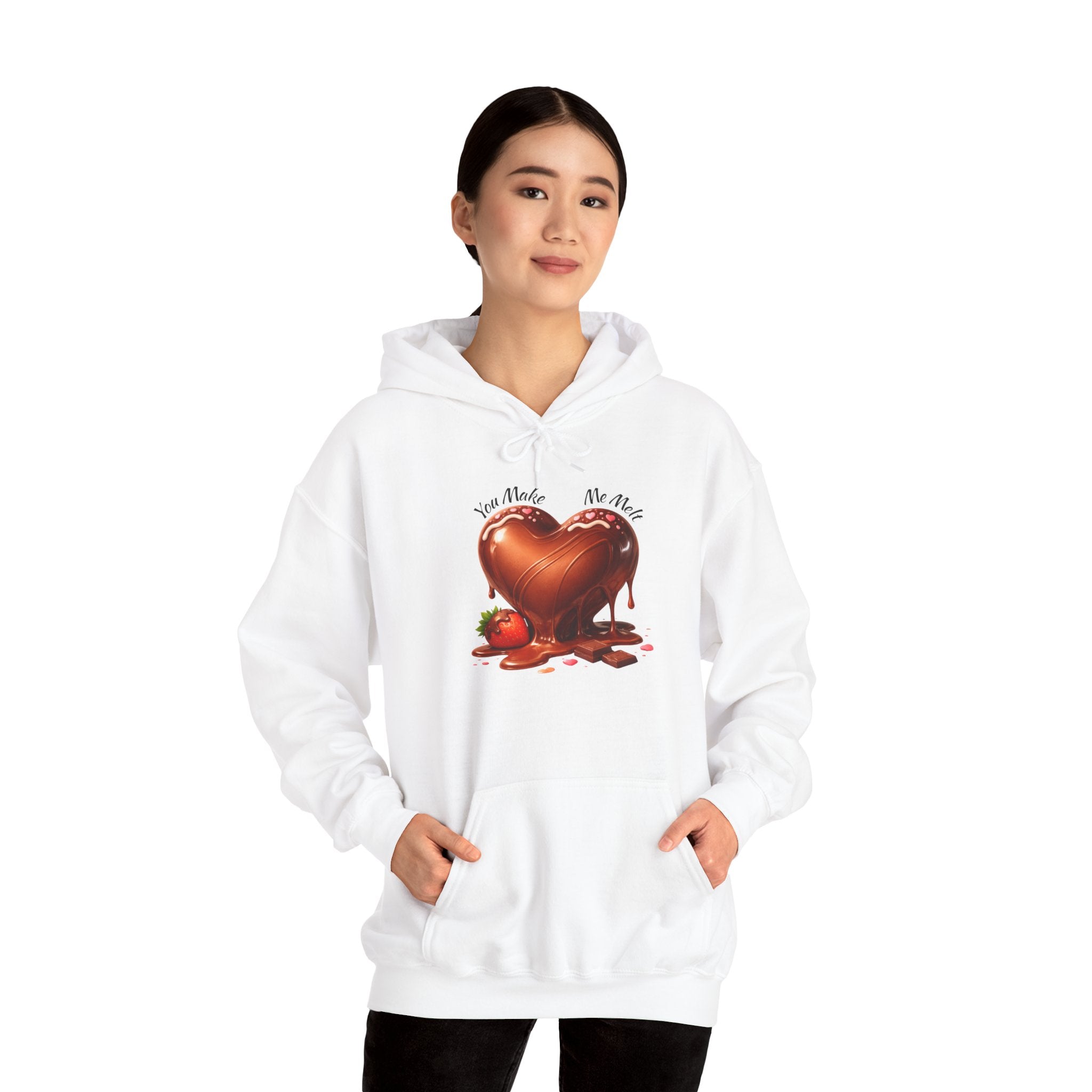 You Melt Me Chocolate Heart Hoodie — Valentine’s Day Sweatshirt
