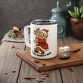 10oz Insulated Adult Themed Coffee Mug — 'I Love Santa's Pole' Hilarious Holiday Tumbler