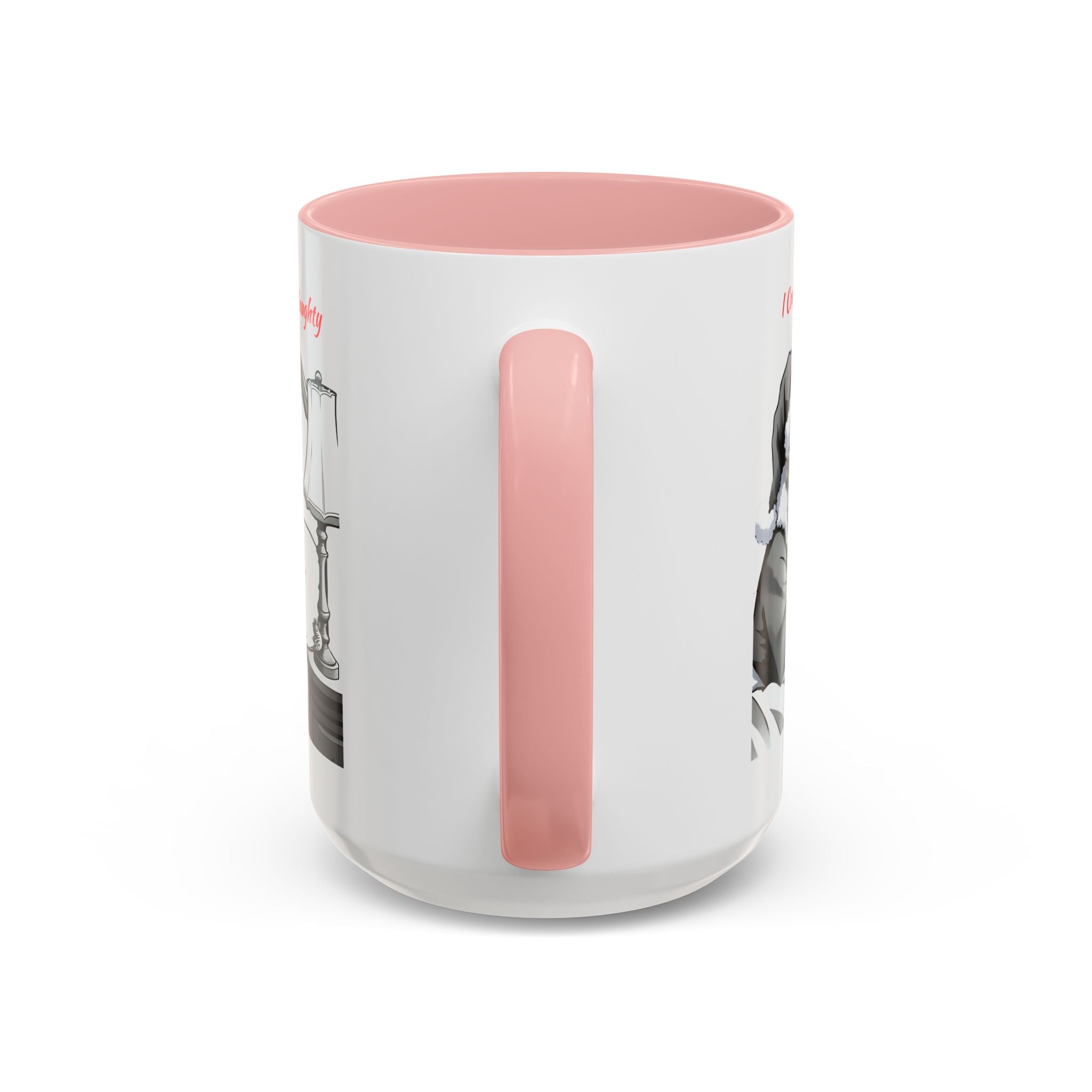 Santa Naughty Coffee Mug - "I Come When You're Naughty" Holiday Accent Mug (11/15oz)