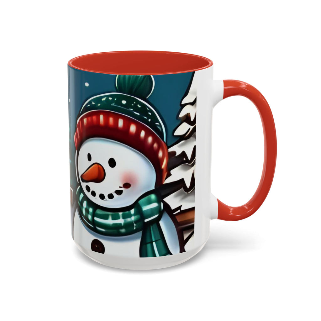 Cute Snowman Christmas Mug (11/15oz) - Winter Snowmen Christmas Mug