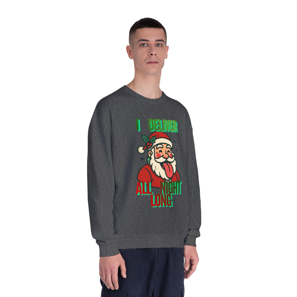 Santa Claus 'I Deliver All Night Long' Christmas Sweatshirt