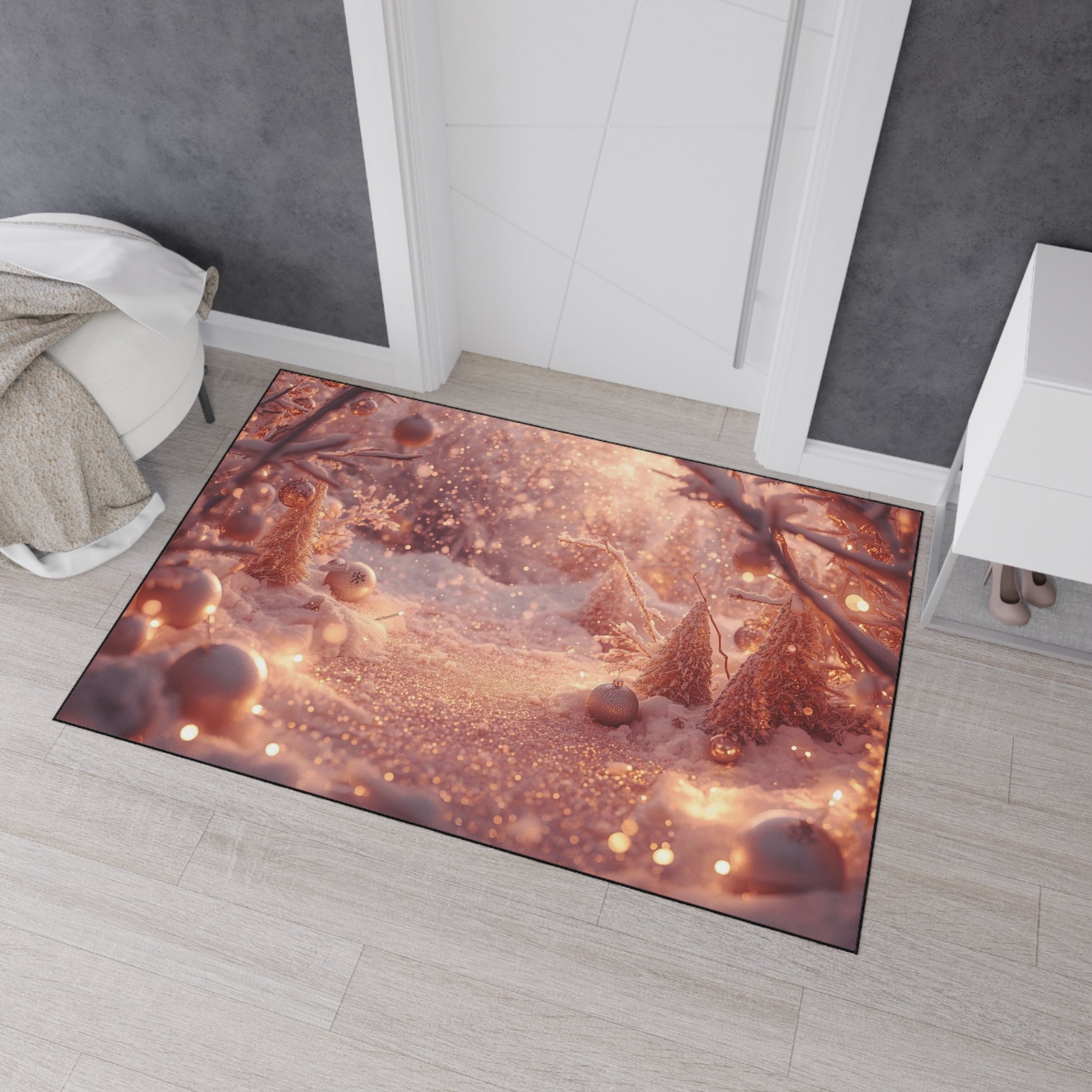 Holiday Winter Wonderland Heavy Duty Floor Mat