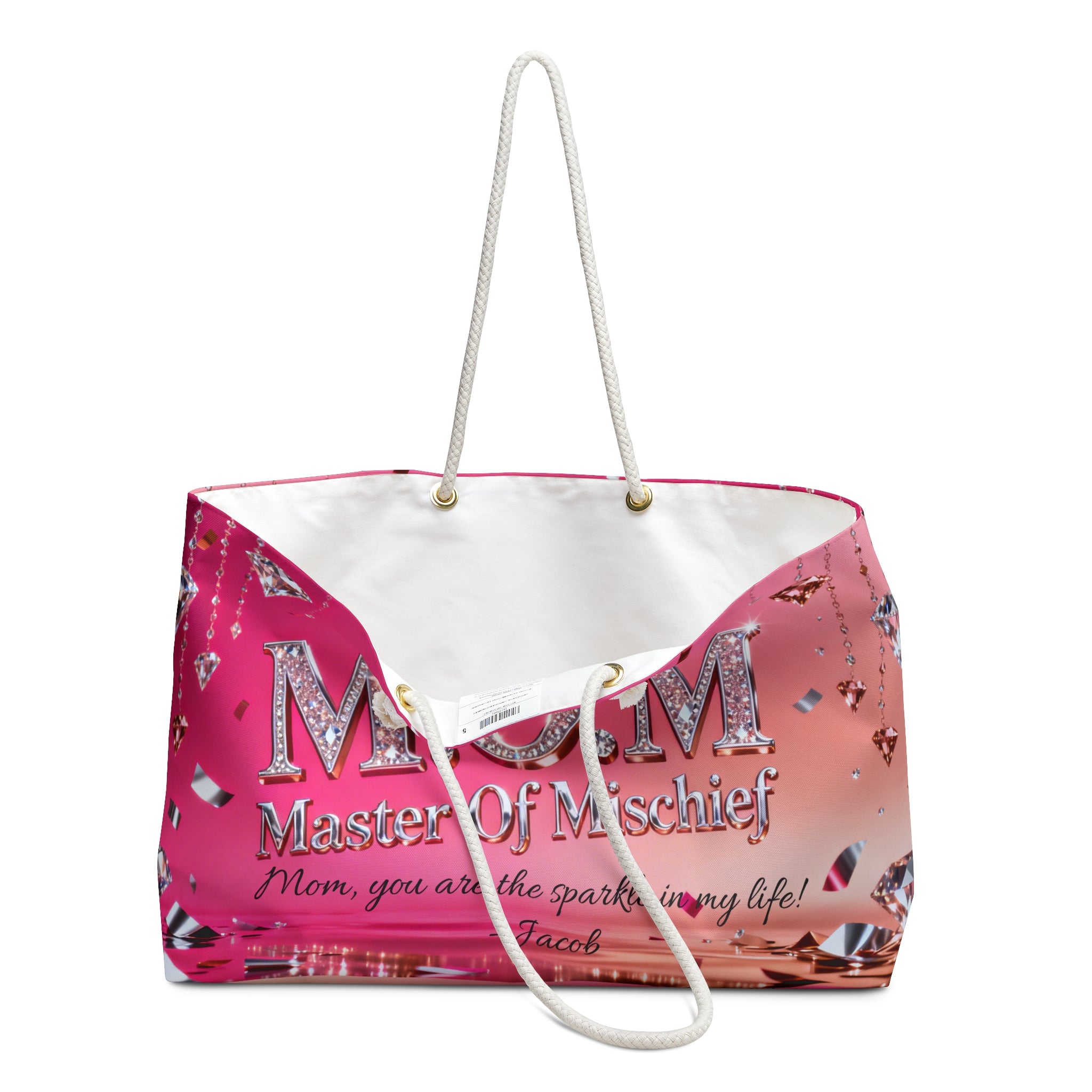 Personalized M.O.M. Weekender Bag — Mom Gift