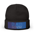 Embroidered 'D.A.D. Daily Acts of Devotion' Knit Beanie — Personalized Love You Dad Winter Hat
