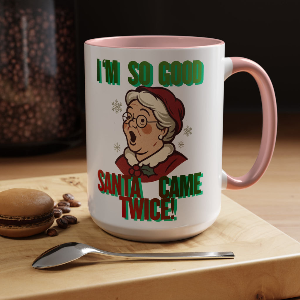 Naughty Mr. & Mrs. Clause Christmas Coffee Mug