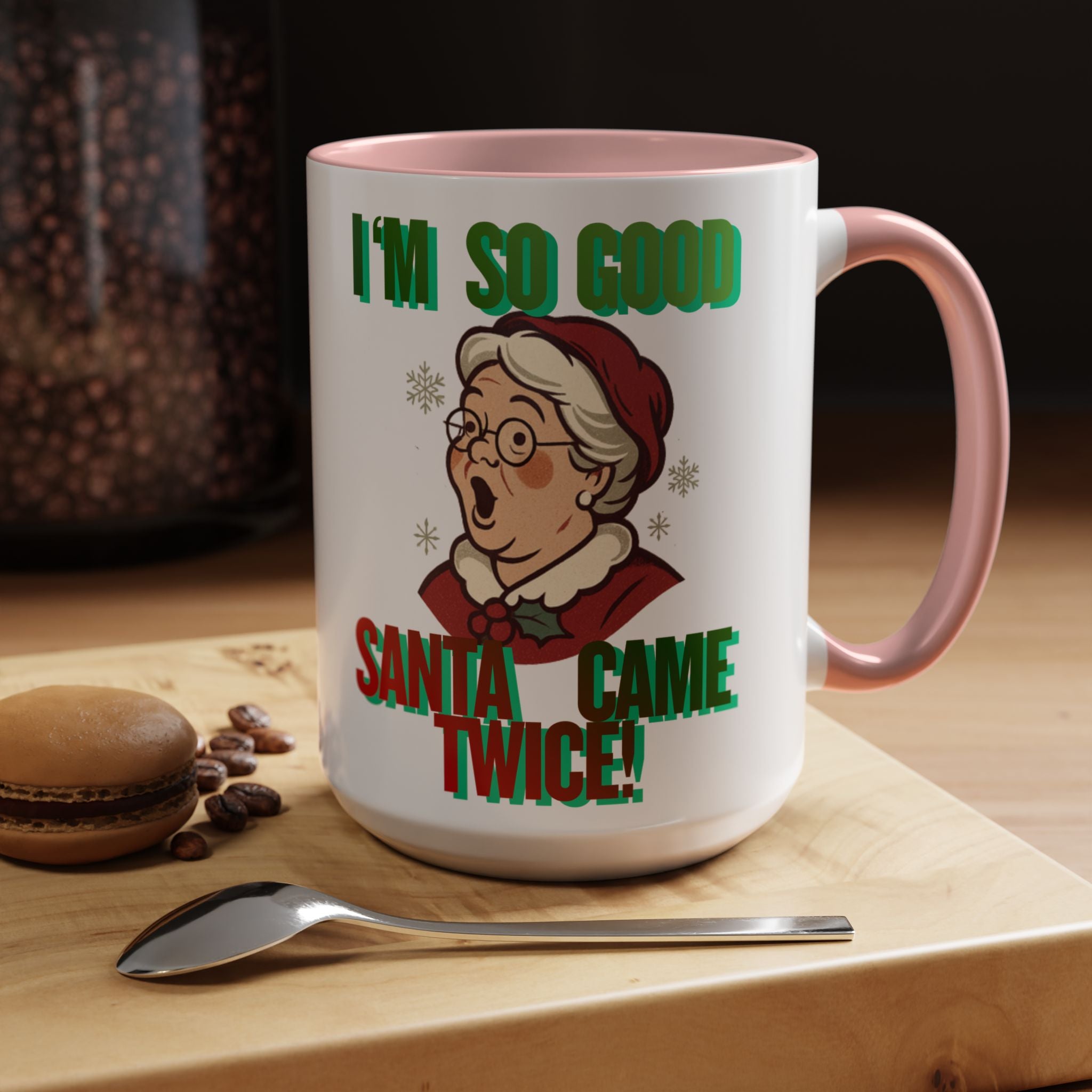 Naughty Mr. & Mrs. Clause Christmas Coffee Mug