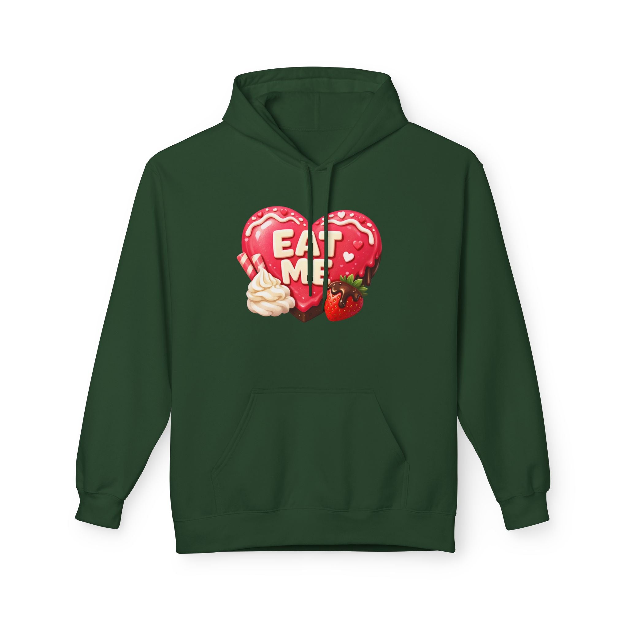 Valentine’s 'Eat Me' Strawberry Donut Hoodie — Cute Heart Pullover