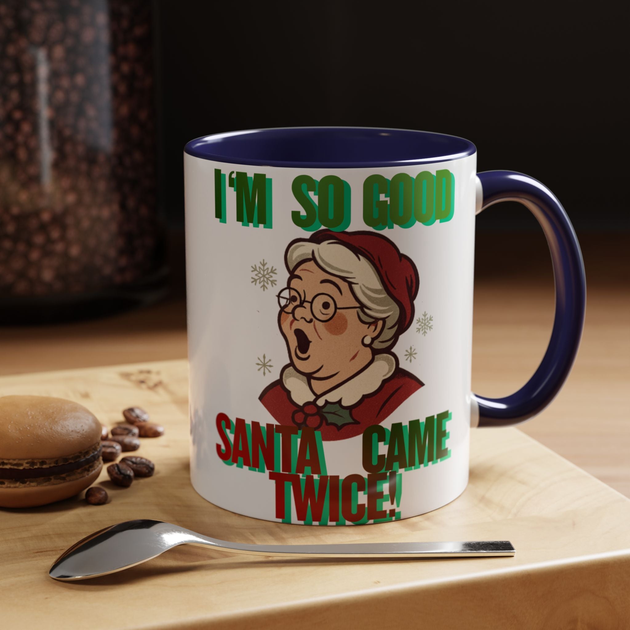 Naughty Mr. & Mrs. Clause Christmas Coffee Mug