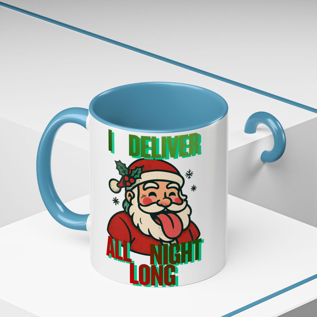 Naughty Mr. & Mrs. Clause Christmas Coffee Mug
