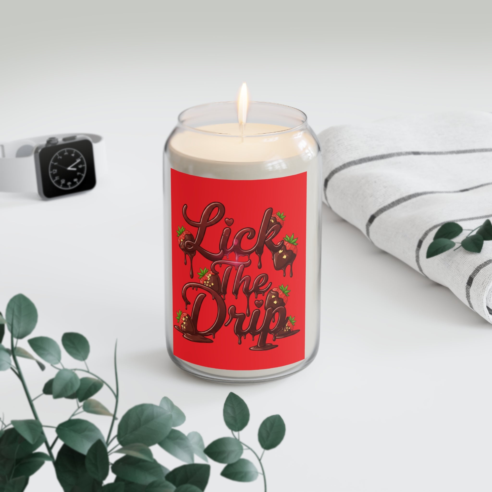 Candle - "Lick The Drip" Scented Soy Candle (13.75 oz)