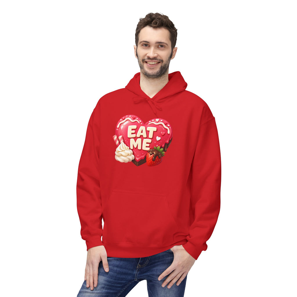 Valentine’s 'Eat Me' Strawberry Donut Hoodie — Cute Heart Pullover