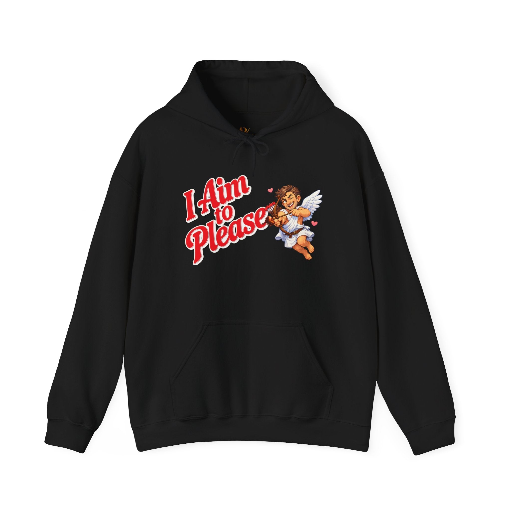 Valentines Day Cupid Hoodie - "I Aim To Please"