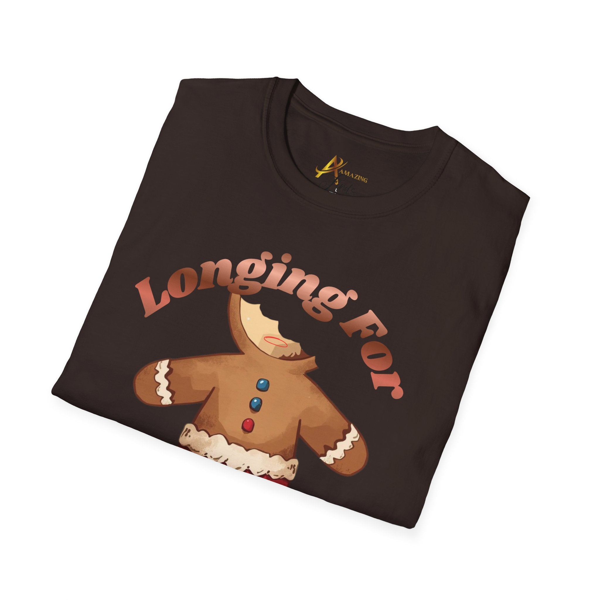 Adult Themed Gingerbread Man T-Shirt -  'Longing For Some Head' Christmas Attire