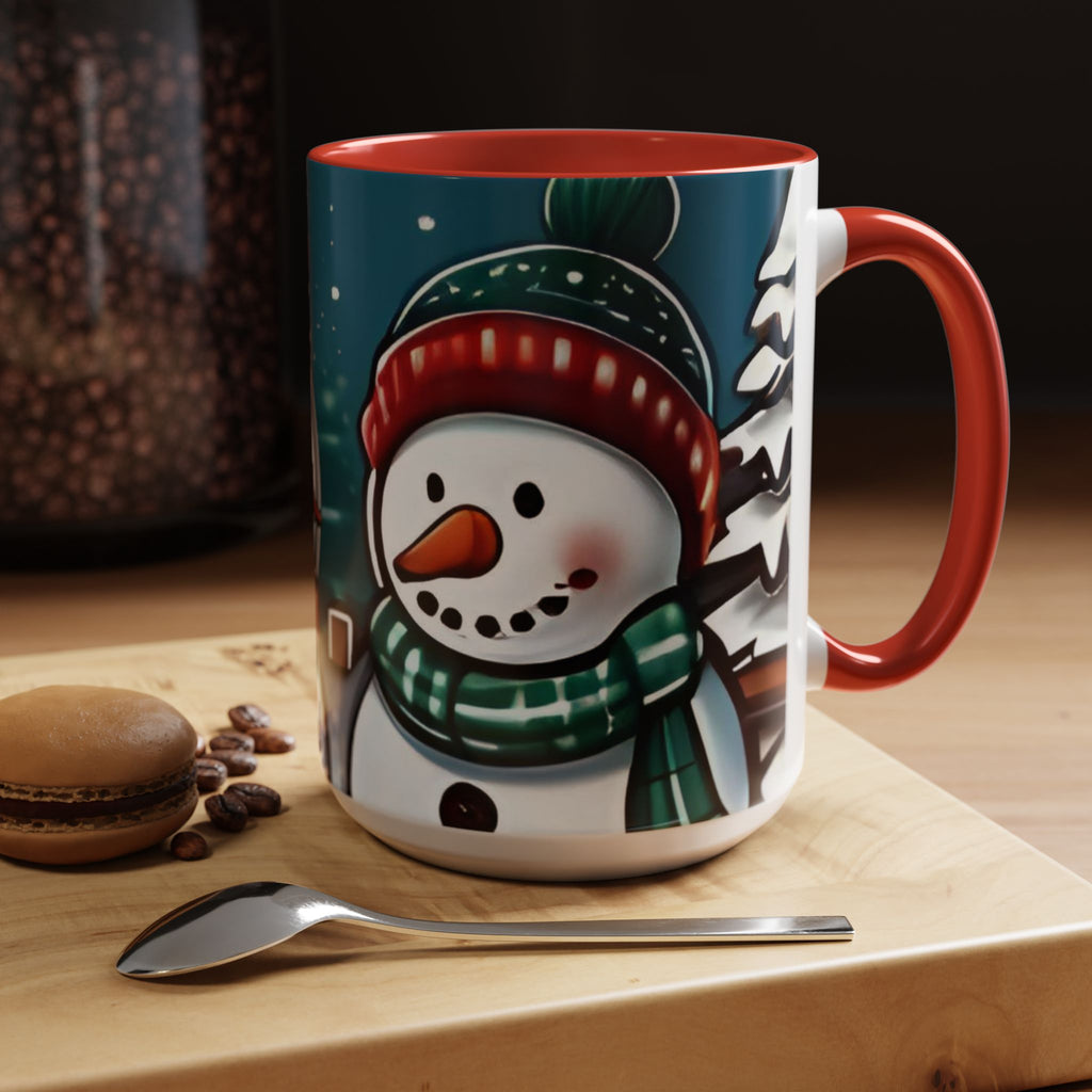 Cute Snowman Christmas Mug (11/15oz) - Winter Snowmen Christmas Mug