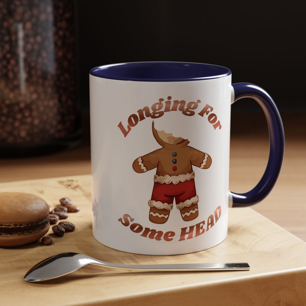 Gingerbread 'Longing For Some Head' Accent Coffee Mug (11/15oz)