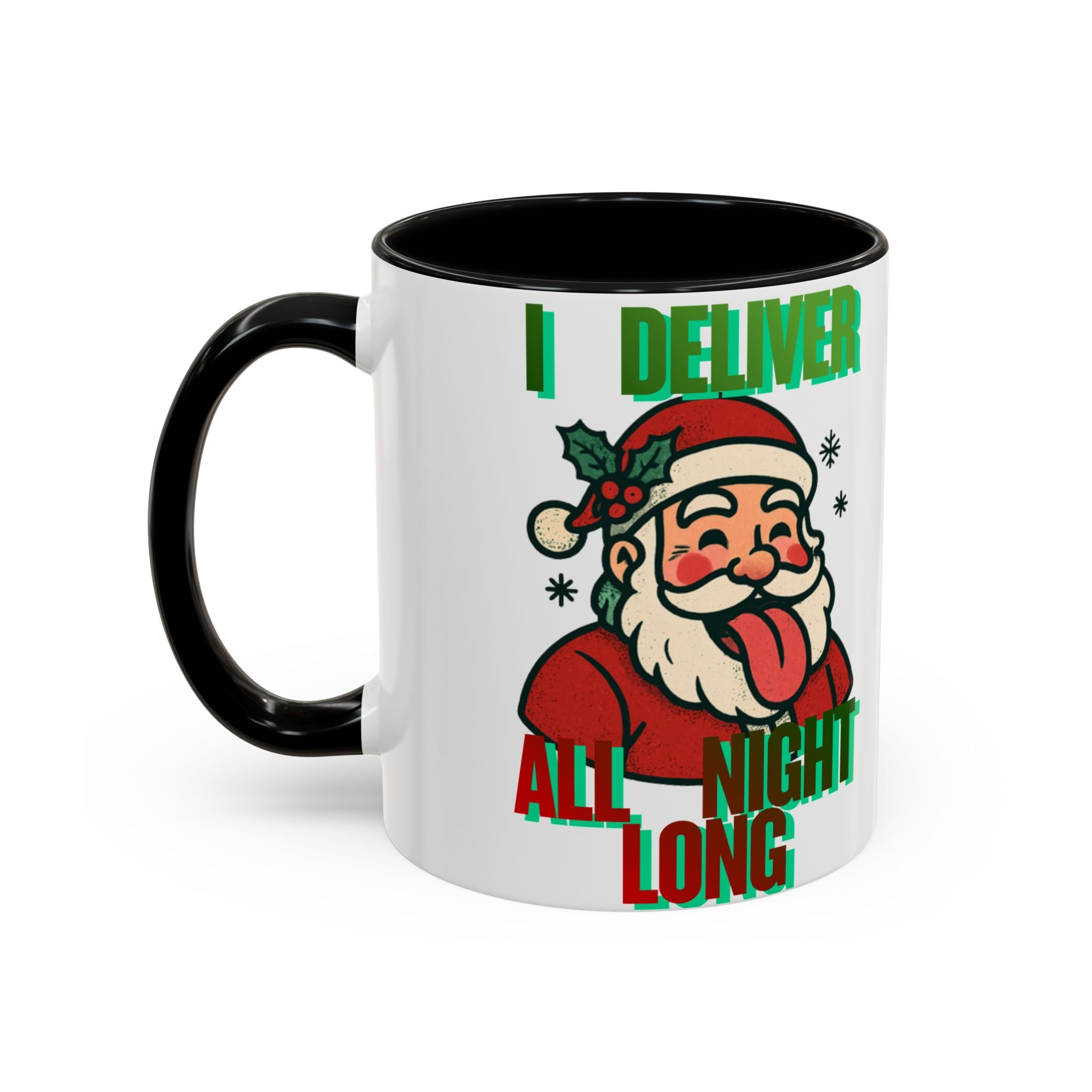 Naughty Mr. & Mrs. Clause Christmas Coffee Mug
