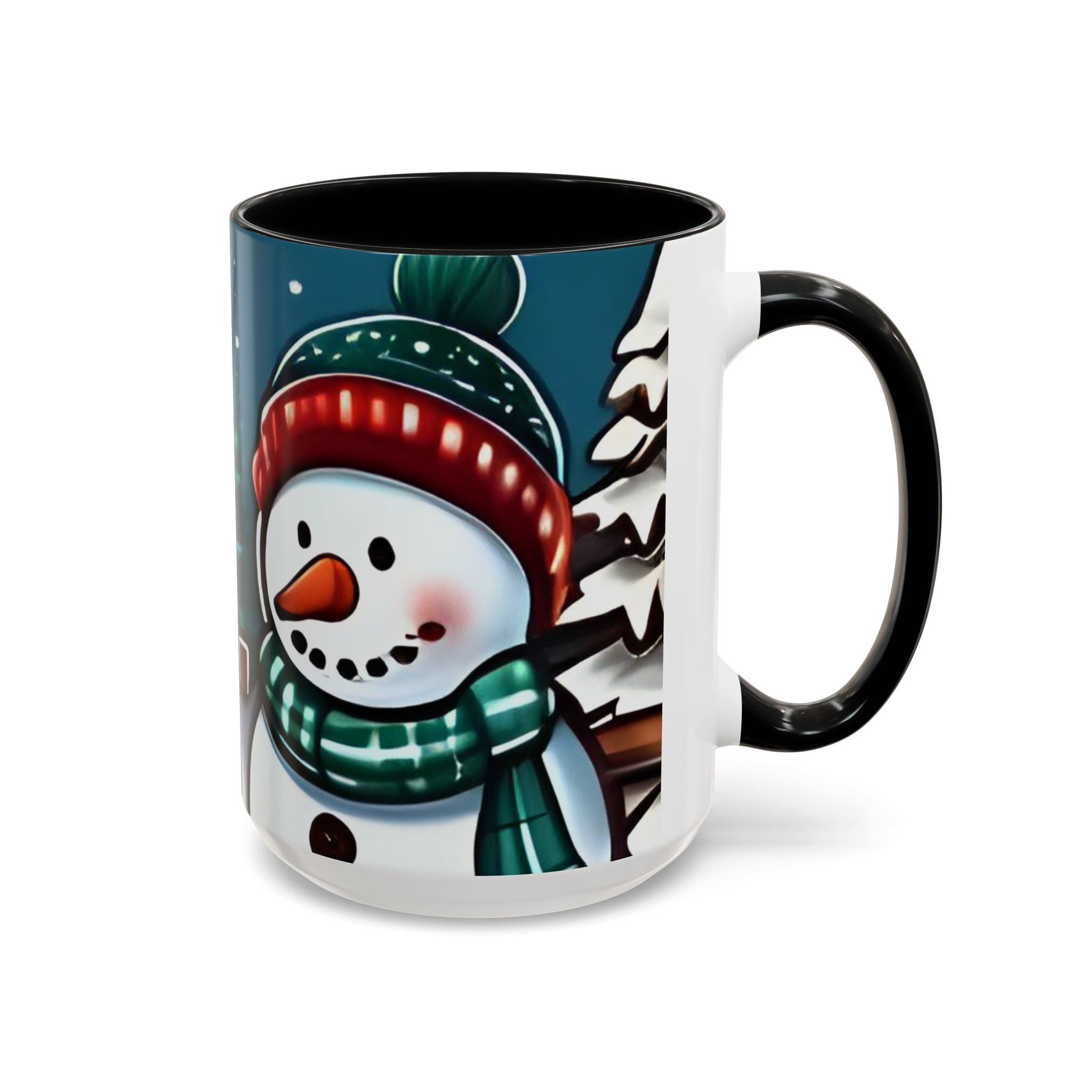 Cute Snowman Christmas Mug (11/15oz) - Winter Snowmen Christmas Mug