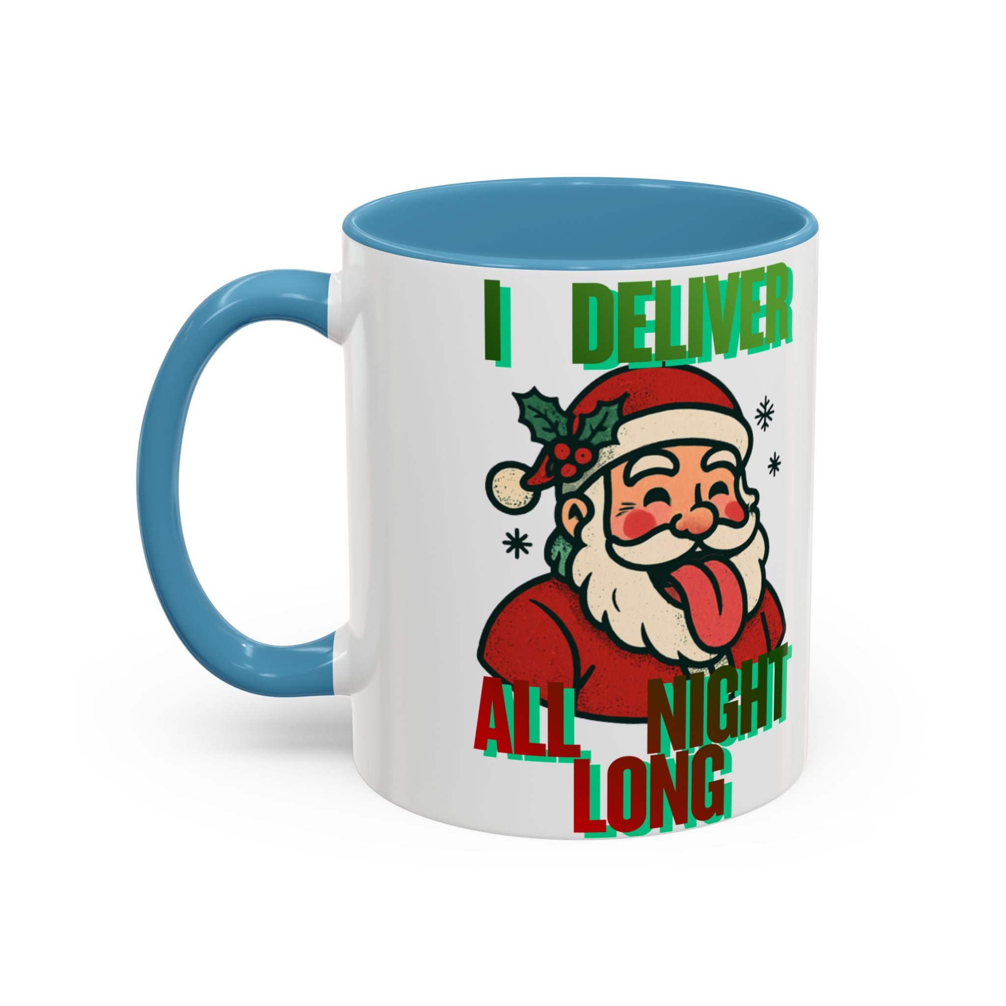 Naughty Mr. & Mrs. Clause Christmas Coffee Mug
