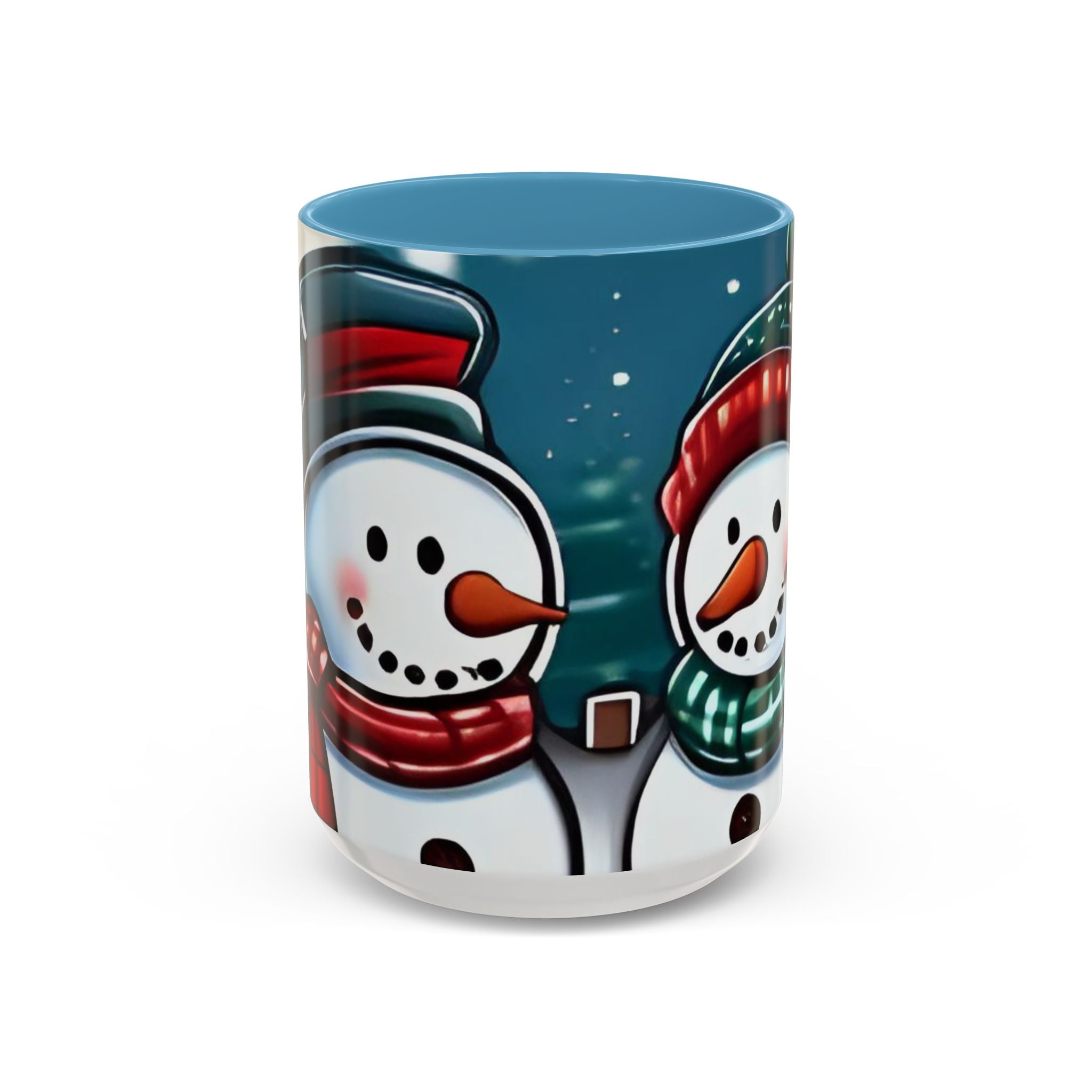 Cute Snowman Christmas Mug (11/15oz) - Winter Snowmen Christmas Mug