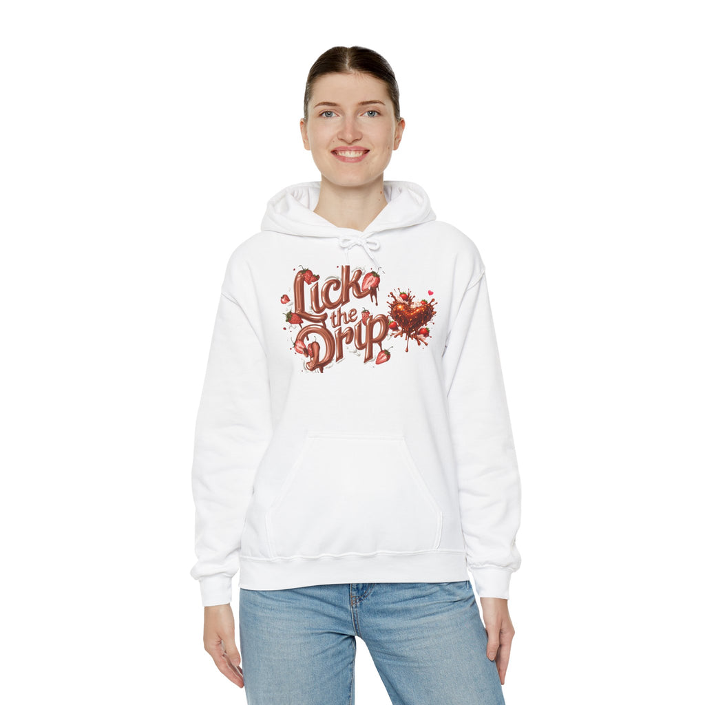 Dripping Heart Graphic Hoodie | Valentine's Day Heart Drip Design