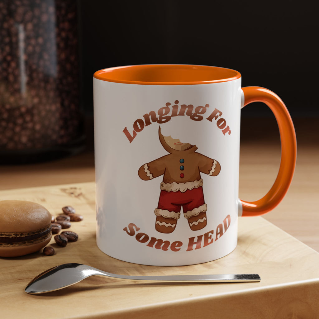 Gingerbread 'Longing For Some Head' Accent Coffee Mug (11/15oz)