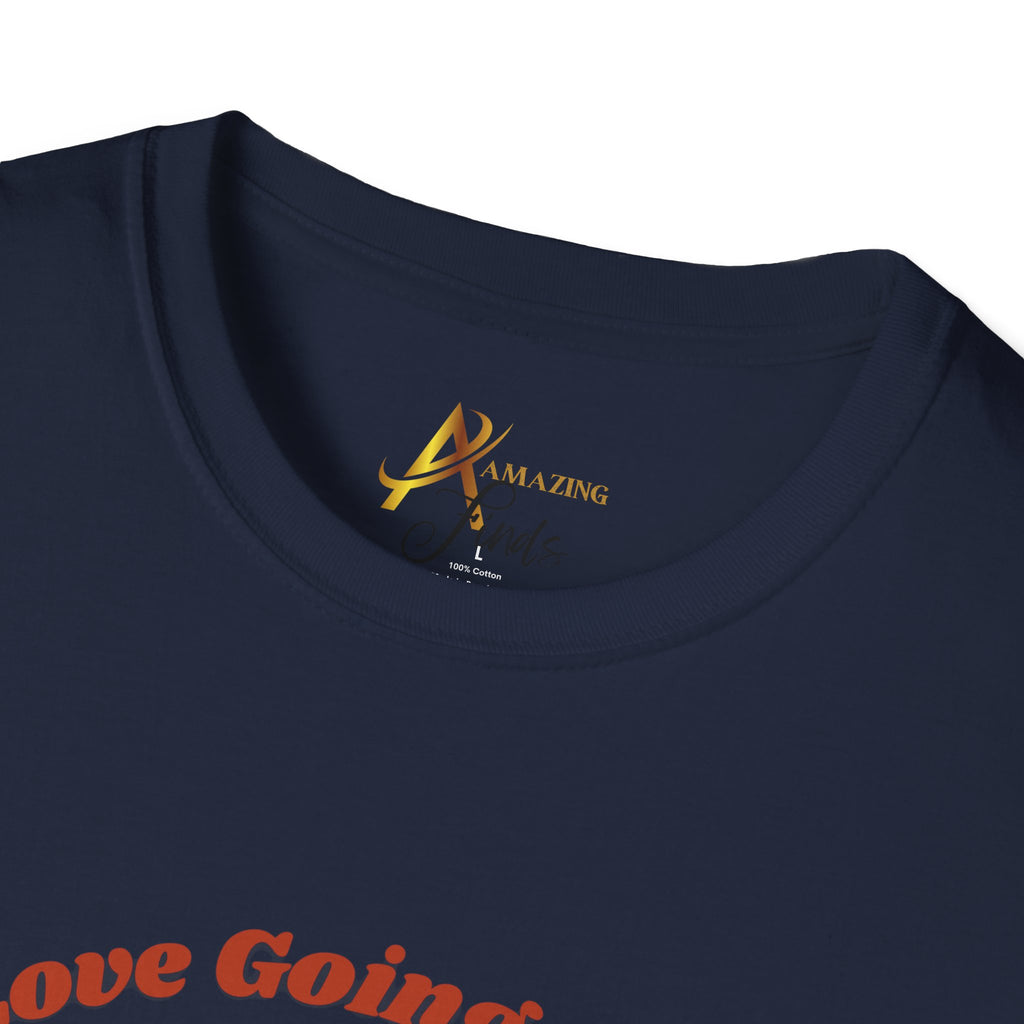 Adult Themed Santa Chimney T-Shirt - 'I Love Going Down' Christmas Attire