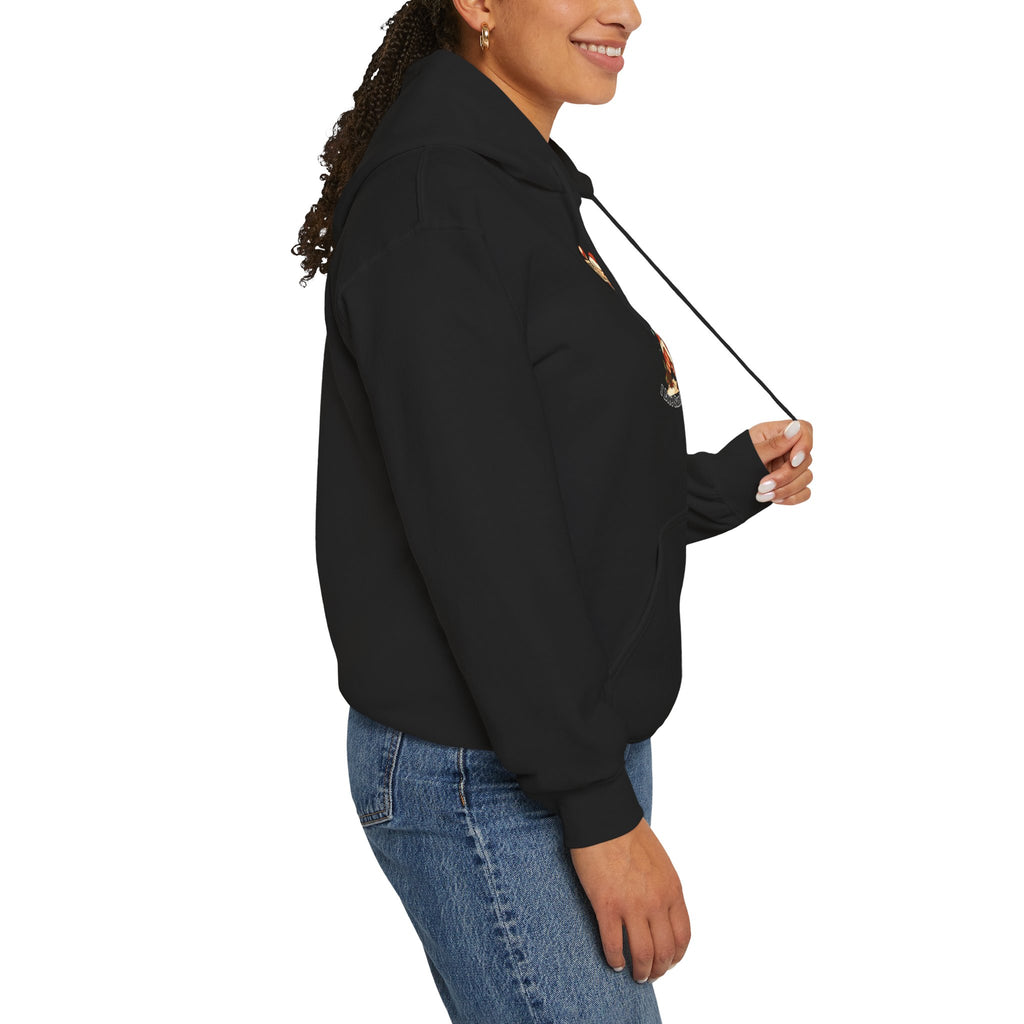 Adult Themed Mrs. Clause Hoodie - 'I Love Santa's Pole' Christmas Attire