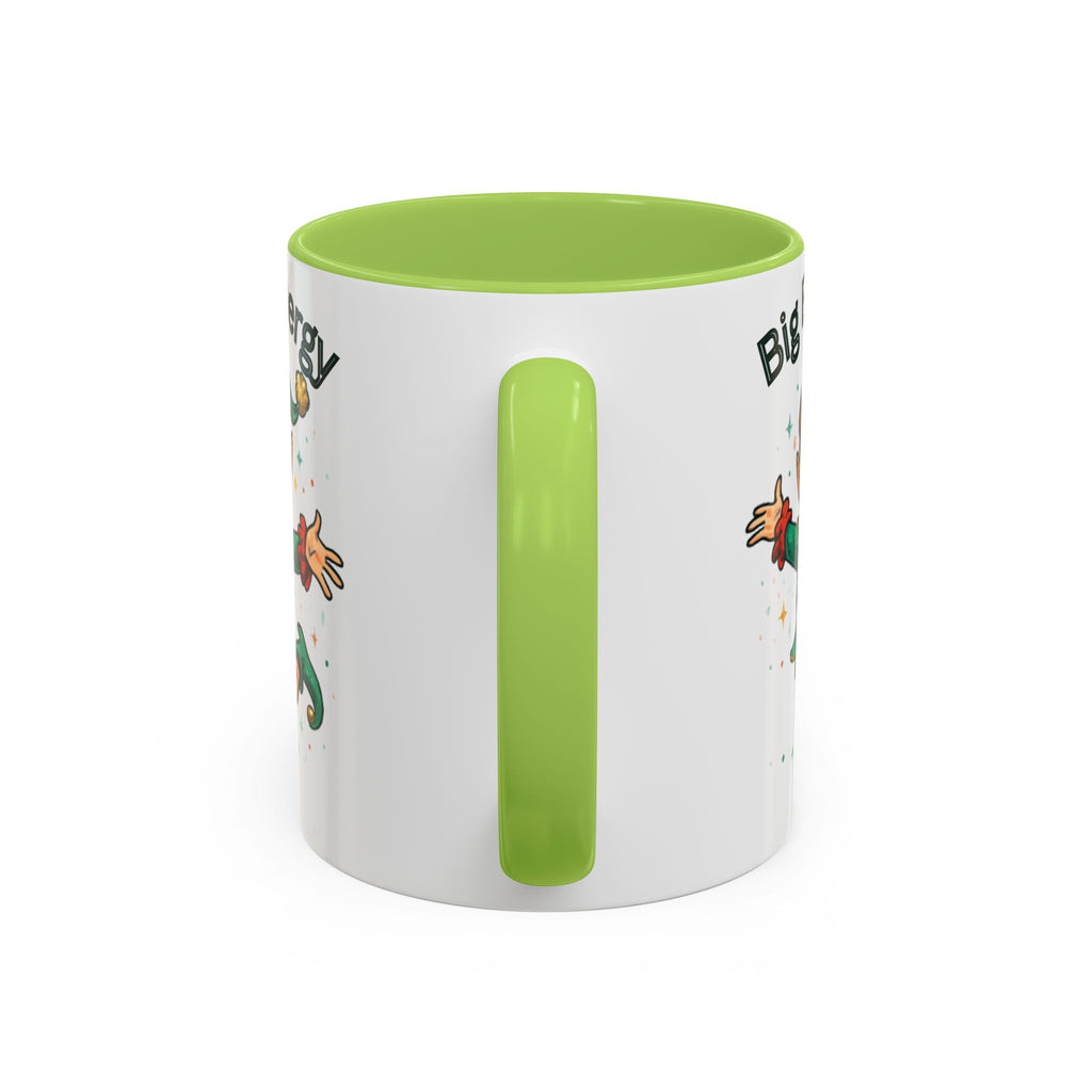 Big Elf Energy Coffee Mug — Holiday Christmas Elf Accent Mug (11/15oz)