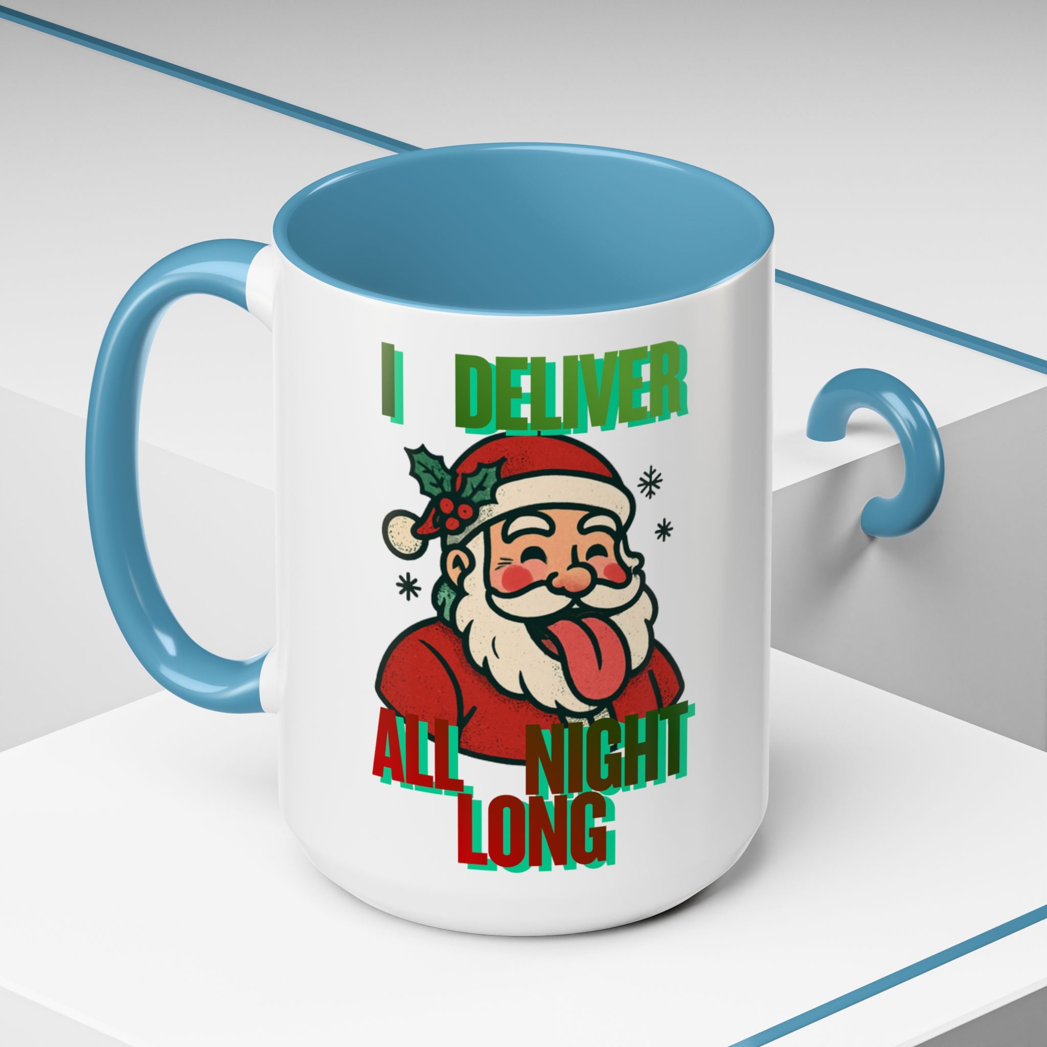 Naughty Mr. & Mrs. Clause Christmas Coffee Mug