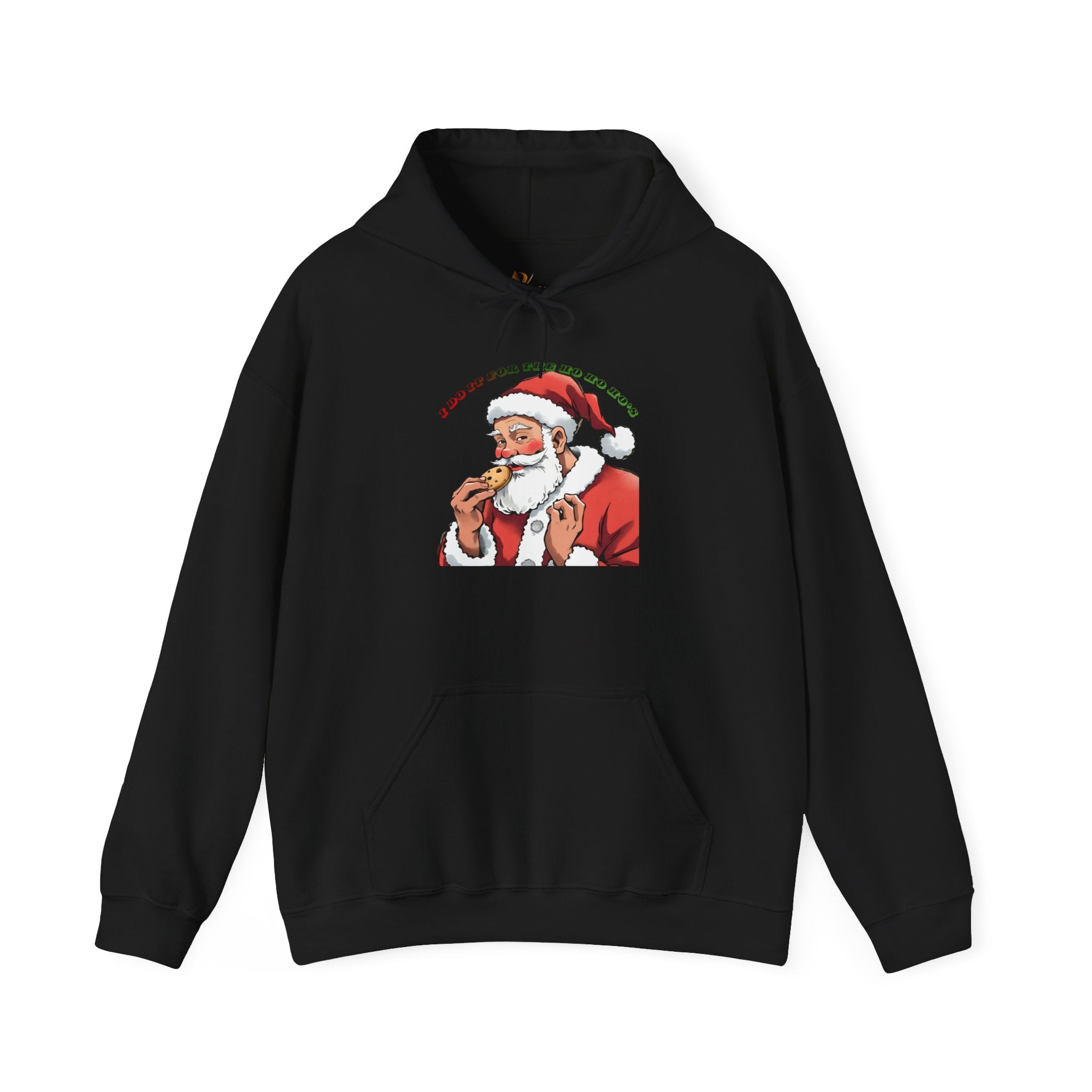 Adult Themed Santa Cookie Hoodie – 'I Do It For The Ho Ho Ho's' Christmas Attire