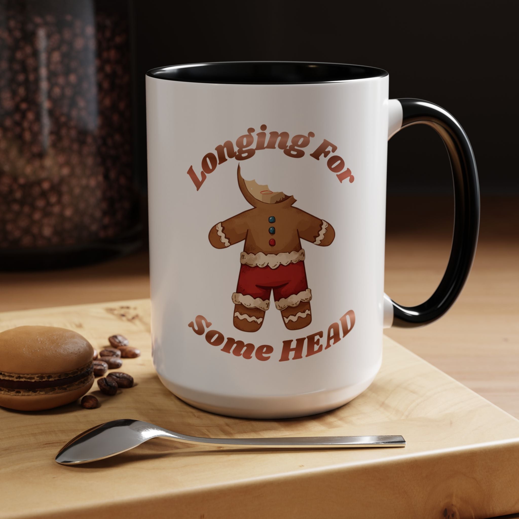 Gingerbread 'Longing For Some Head' Accent Coffee Mug (11/15oz)