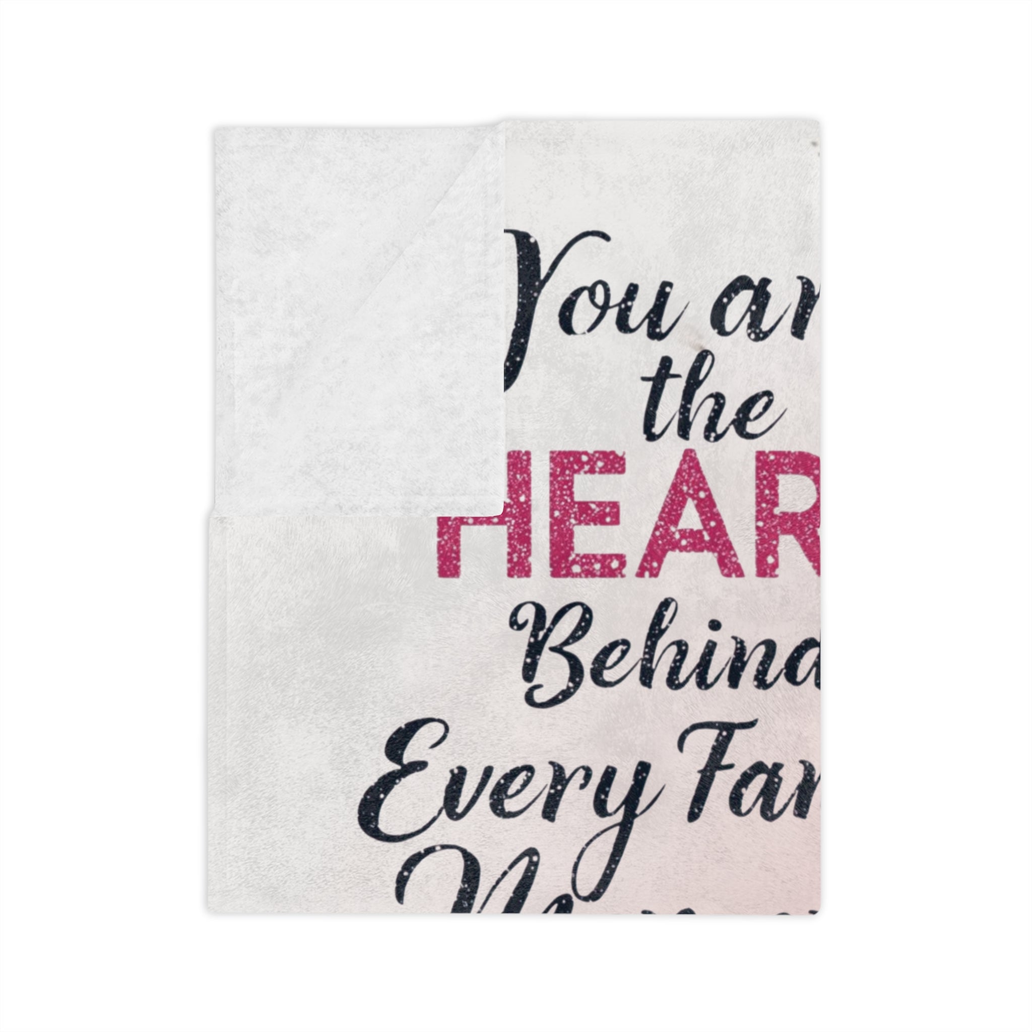 Photo Custom Blanket — "You are the Heart Behind Every Family Memory" Memorial Gift