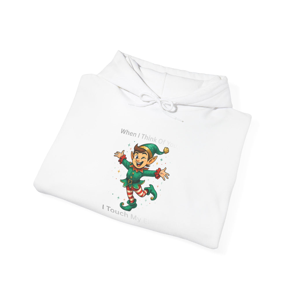 Christmas Elf Hoodie — Cute Dancing Elf 'When I See Tinsel' Holiday Sweatshirt