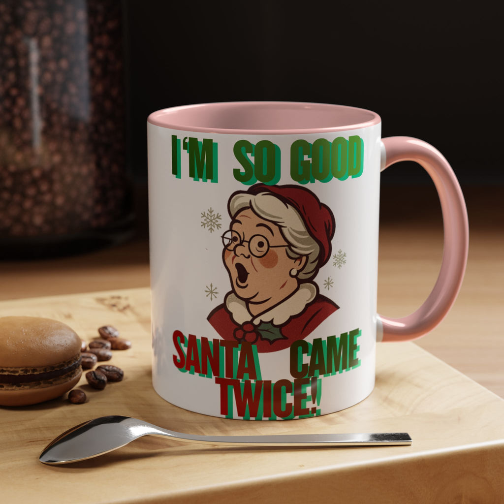 Naughty Mr. & Mrs. Clause Christmas Coffee Mug