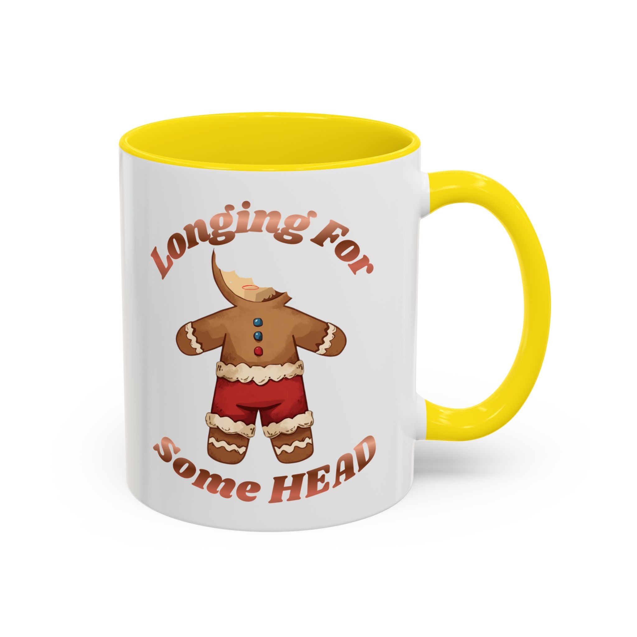 Gingerbread 'Longing For Some Head' Accent Coffee Mug (11/15oz)