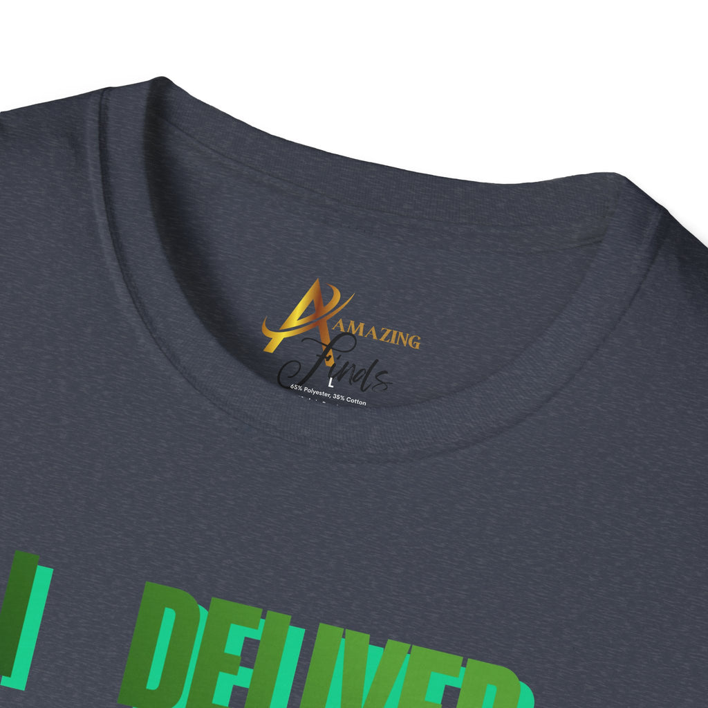 Adult Themed Santa T-Shirt - 'I Deliver All Night Long' Christmas Attire