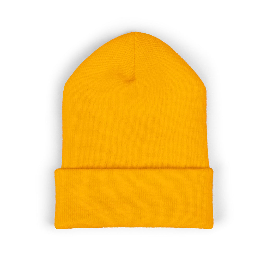 Embroidered "Happy Father's Day" Cuffed Beanie — Personalized Dad Gift