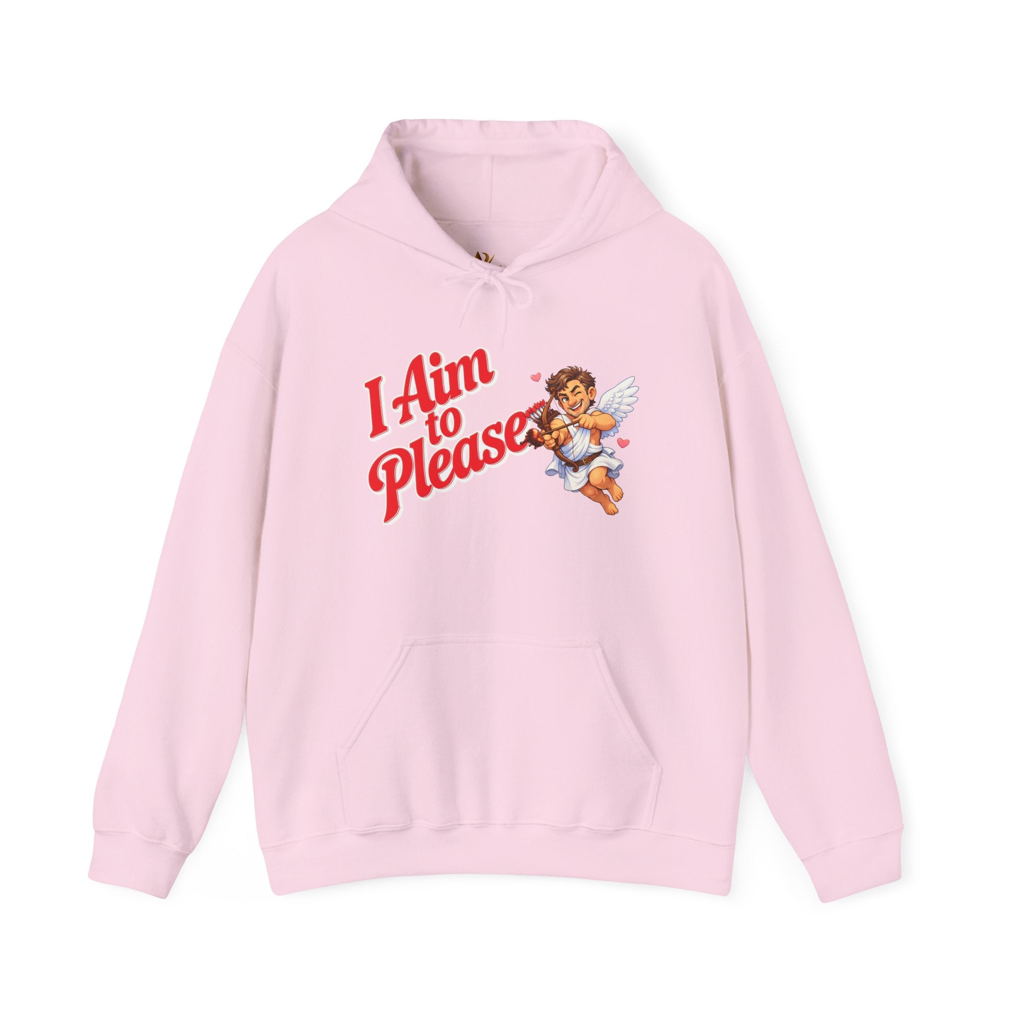 Valentines Day Cupid Hoodie - "I Aim To Please"
