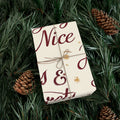 Flirty ‘Naughty But Nice’ Gift Wrap Paper 29" x 72"