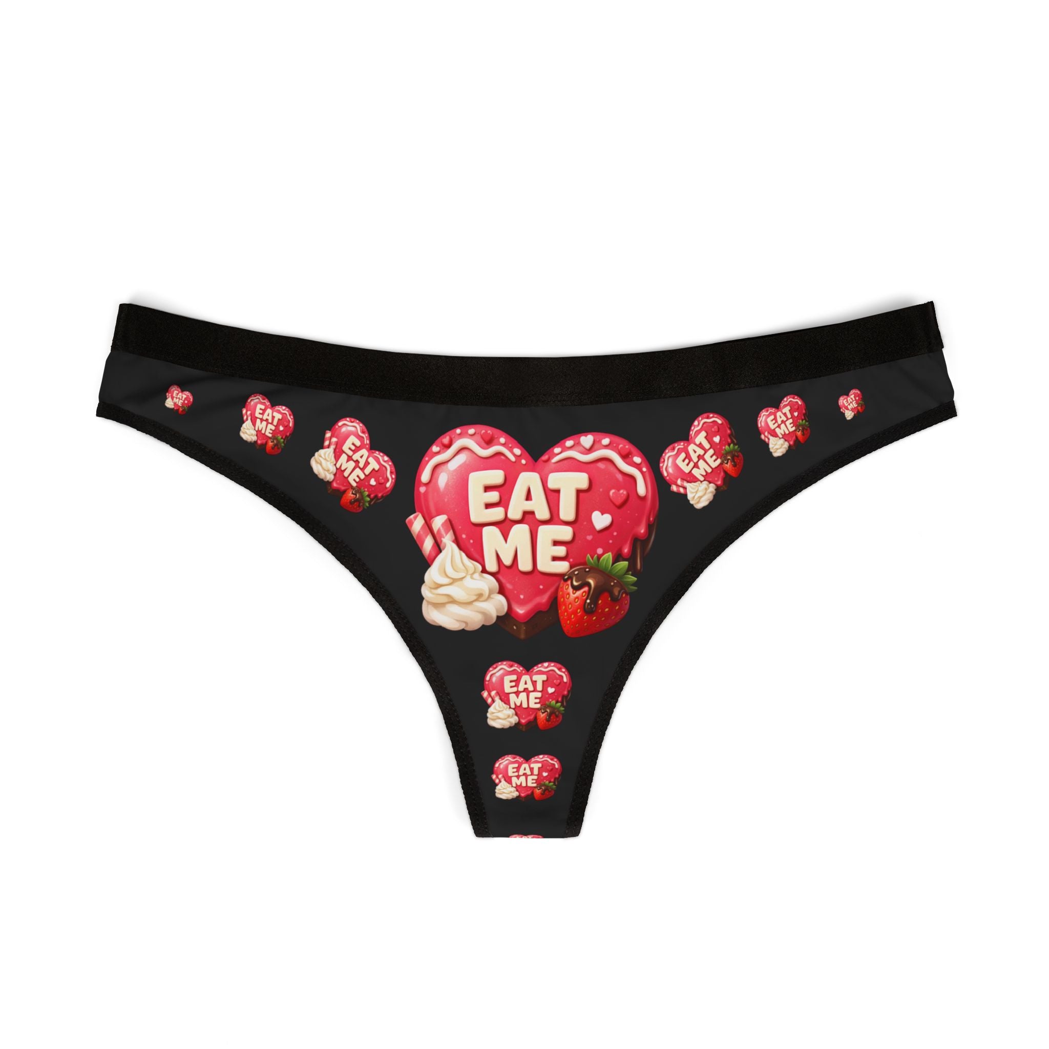 Valentine "Eat Me" Heart Thong