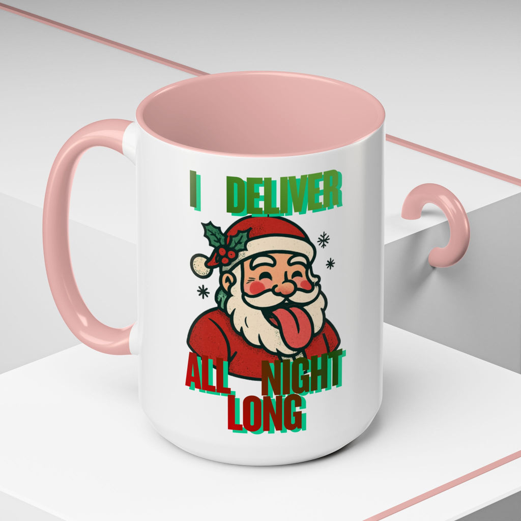 Naughty Mr. & Mrs. Clause Christmas Coffee Mug