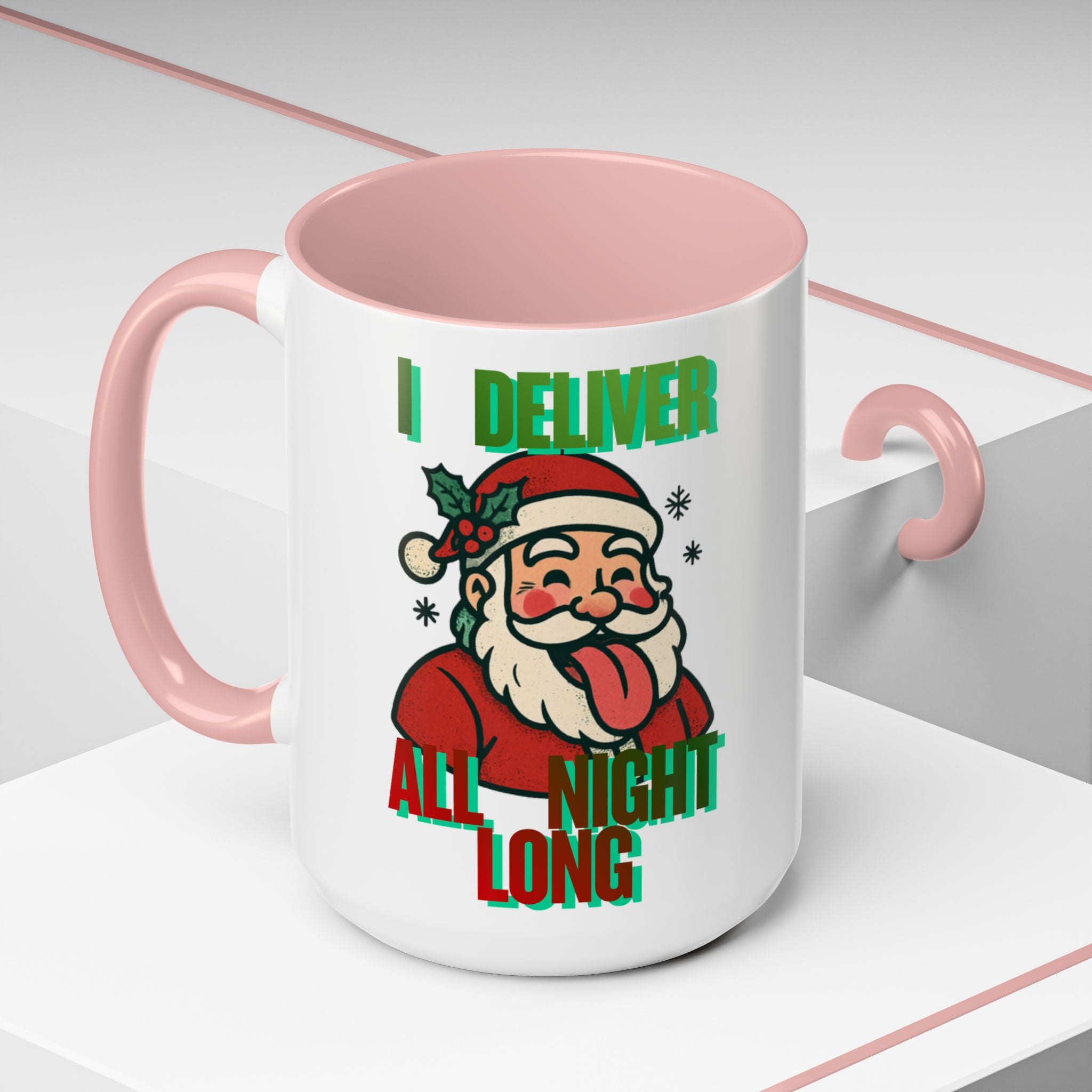 Naughty Mr. & Mrs. Clause Christmas Coffee Mug