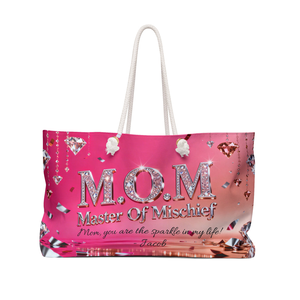 Personalized M.O.M. Weekender Bag — Mom Gift